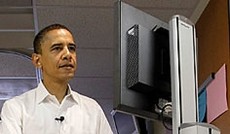 © Bild: AP/Alex Brandon, Barack Obama vor Computerbildschirm © Bild: AP/Alex Brandon, Barack Obama vor Computerbildschirm