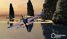 © Bild: Sony, Flugzeug-Spiel in der 3D-Umgebung von Sonys © Bild: Sony, Flugzeug-Spiel in der 3D-Umgebung von Sonys