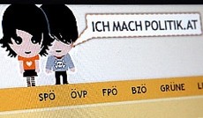 © Screenshot ichmachpolitik.at; ORF.at (Montage), Screenshot der Webseite ichmachpolitik.at © Screenshot ichmachpolitik.at; ORF.at (Montage), Screenshot der Webseite ichmachpolitik.at