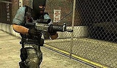 © Bild: Steam, Screenshot aus Counterstrike, der eine Spielfigur mit Maschinengewehr zeigt. © Bild: Steam, Screenshot aus Counterstrike, der eine Spielfigur mit Maschinengewehr zeigt.