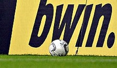 © APA/DPA/Bernd Thissen, Bwin-Bandenwerbung bei einem Fußballmatch © APA/DPA/Bernd Thissen, Bwin-Bandenwerbung bei einem Fußballmatch