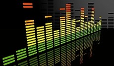 © Fotolia/sdmix, Ein Equalizer mit bunten Balken. © Fotolia/sdmix, Ein Equalizer mit bunten Balken.
