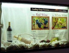 © Nikkei Electronics, Transparent LCD von Samsung © Nikkei Electronics, Transparent LCD von Samsung