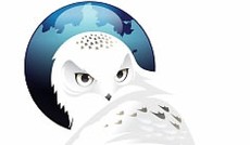 � Bild: Mozilla Labs, Logo von Mozilla Snowl: Eule vor Weltkugel