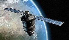 � Fotolia/cristimatei, Satelitt im Weltall