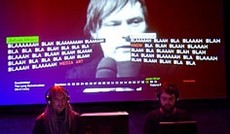 © Bild: Sosolimited, Diskussions-Remix von Sosolimited bei der Berliner transmediale. © Bild: Sosolimited, Diskussions-Remix von Sosolimited bei der Berliner transmediale.